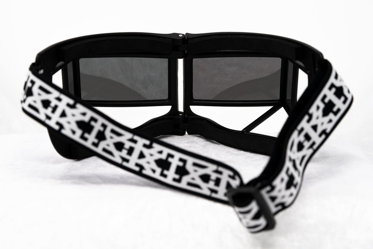 Kokon To Zai Sunglasses Shield Mask Matte Black With Silver Category 3 Mirror Lenses KTZ9C2SUN - Watches & Crystals