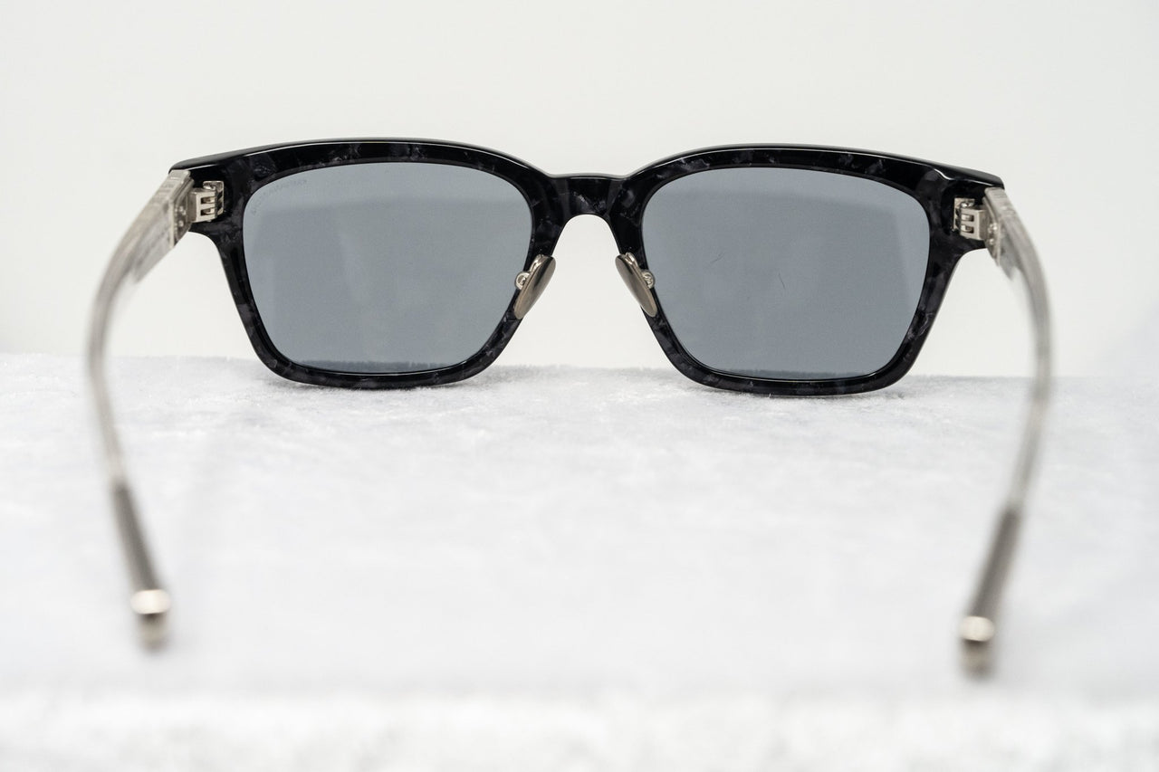 Kris Van Assche Sunglasses with Rectangular Grey Tortoise Shell and Grey Lenses - KVA18C2SUN - Watches & Crystals