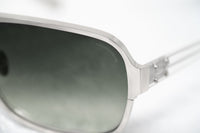 Thumbnail for Kris Van Assche Sunglasses With Rectangular Silver Metal and Green Graduated Lenses - KVA6C4SUN - Watches & Crystals