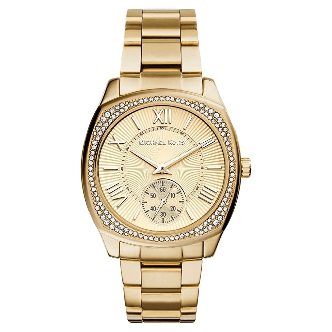 Michael Kors Ladies Watch Byrn 39mm Gold MK6134 – Watches & Crystals