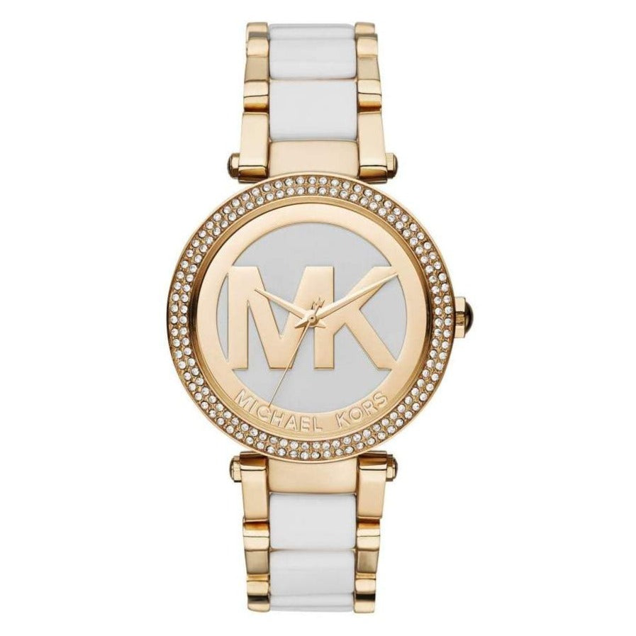 Michael Kors Ladies Watch Parker Yellow Gold MK6313 - Watches & Crystals