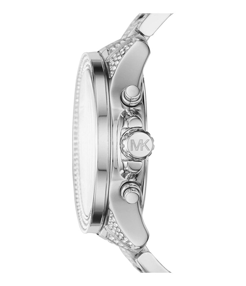 Womens Silver Designer  Crystalised Watches  Michael Kors