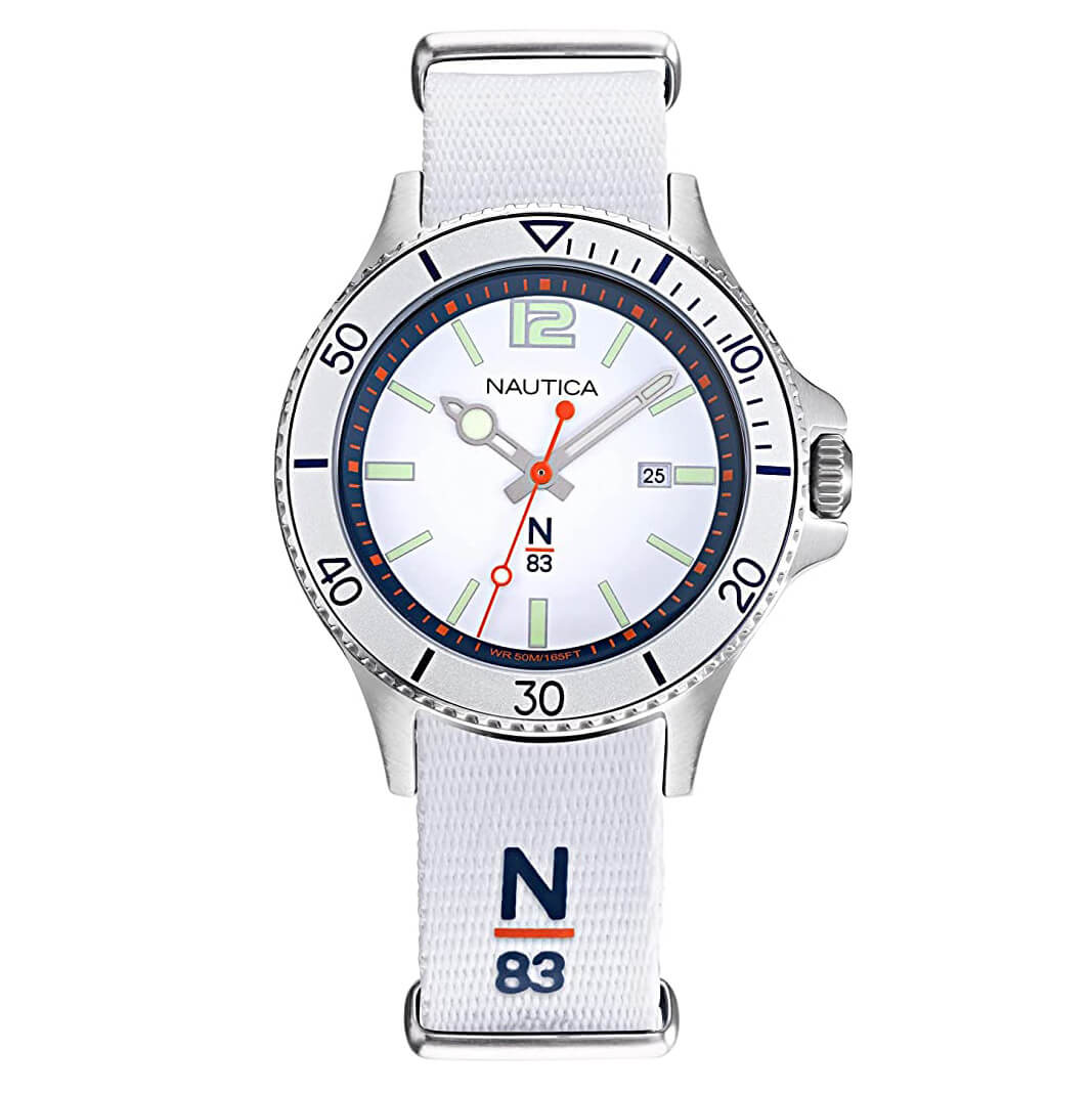 Nautica Men's Watch N-83 Accra Beach White NAPABS906 – Watches