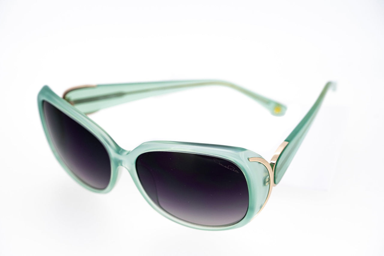 Oscar De La Renta Sunglasses Oversized Frame Mint and Grey Lenses - ODLR55C3SUN - Watches & Crystals