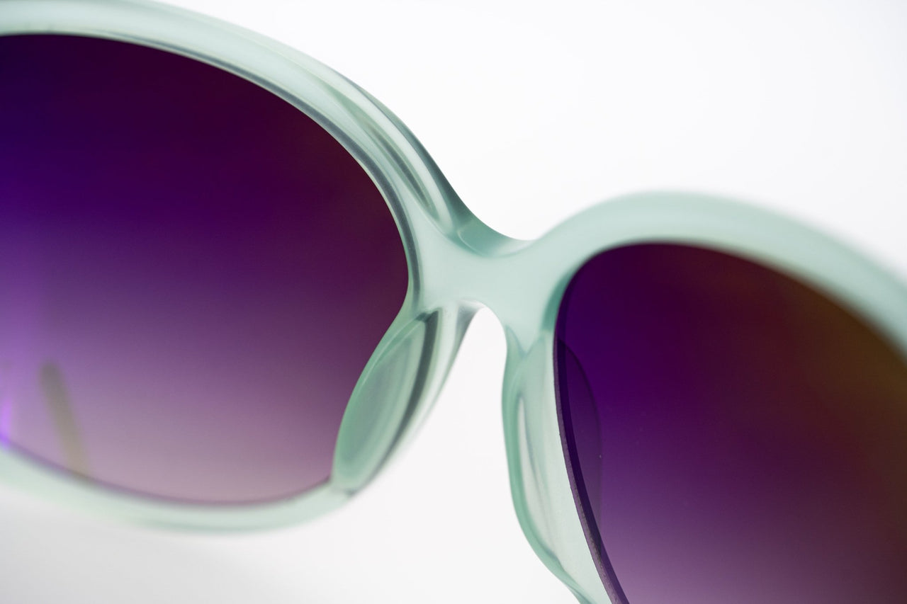 Oscar De La Renta Sunglasses Oversized Frame Mint and Grey Lenses - ODLR55C3SUN - Watches & Crystals