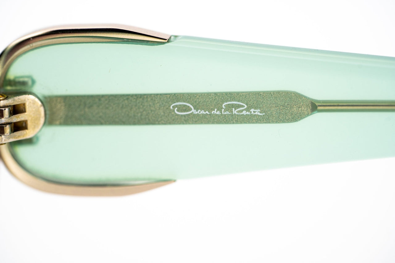 Oscar De La Renta Sunglasses Oversized Frame Mint and Grey Lenses - ODLR55C3SUN - Watches & Crystals