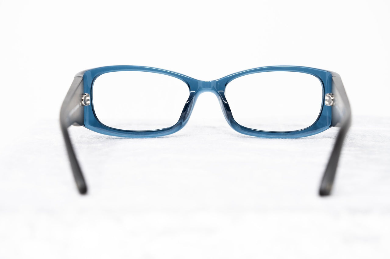 Oscar De La Renta Unisex Eyeglasses Sandalwood D-Frame Blue and Clear Lenses - ODLR42C4OPT - Watches & Crystals