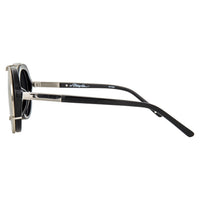 Thumbnail for Phillip Lim Sunglasses Black and Silver Aviator with Bang Bang Black Lenses Category 4 - PL170C7SUN - Watches & Crystals