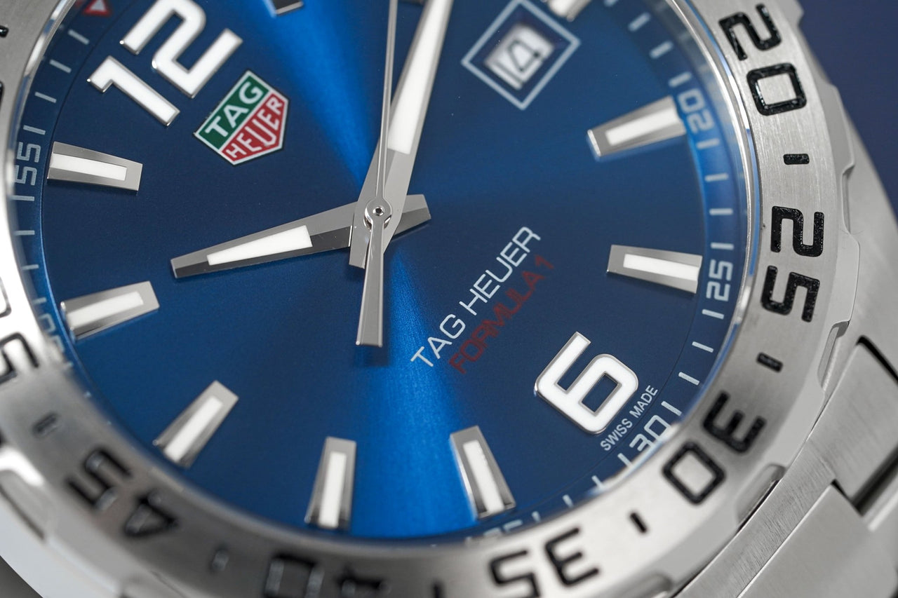 Tag Heuer Formula-1 41mm Blue Sunray Dial Men's Watch WAZ1118.BA0875