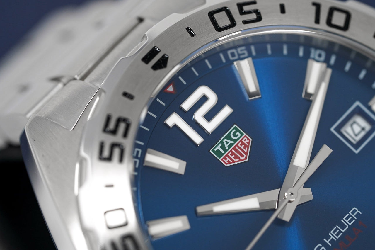 Tag Heuer Men's Formula-1 41mm Blue Sunray Dial Watch