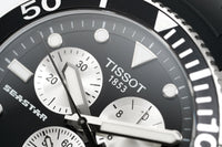 Thumbnail for Tissot Chronograph Watch SEASTAR 1000 Black Rubber T1204171705100 - Watches & Crystals