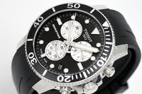 Thumbnail for Tissot Chronograph Watch SEASTAR 1000 Black Rubber T1204171705100 - Watches & Crystals