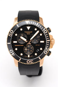 Thumbnail for Tissot Chronograph Watch SEASTAR 1000 Rose Gold T1204173705100 - Watches & Crystals