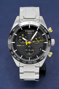 Thumbnail for Tissot Men's Chronograph Watch PRS 516 Steel Yellow T1004171105100 - Watches & Crystals