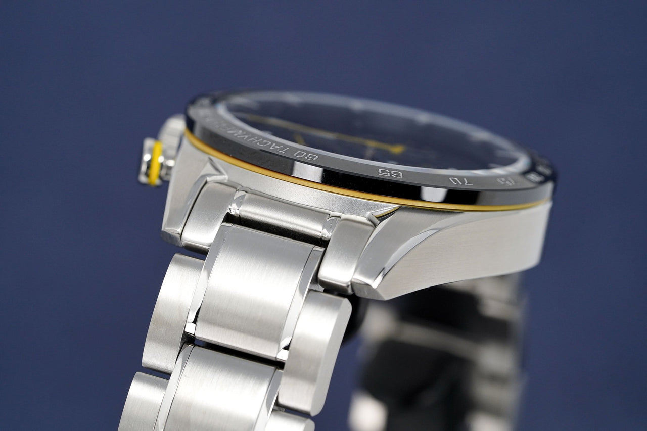 Tissot Men's Chronograph Watch PRS 516 Steel Yellow T1004171105100 - Watches & Crystals
