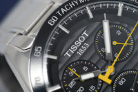 Thumbnail for Tissot Men's Chronograph Watch PRS 516 Steel Yellow T1004171105100 - Watches & Crystals