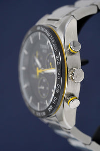 Thumbnail for Tissot Men's Chronograph Watch PRS 516 Steel Yellow T1004171105100 - Watches & Crystals