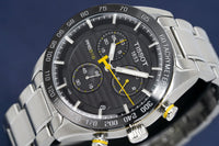Thumbnail for Tissot Men's Chronograph Watch PRS 516 Steel Yellow T1004171105100 - Watches & Crystals