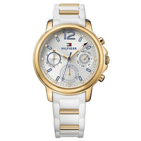 Thumbnail for Tommy Hilfiger Ladies Watch Claudia Two Tone White 1781745 - Watches & Crystals