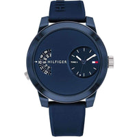 Thumbnail for Tommy Hilfiger Men's Watch Denim Sport Dual Time Blue 1791556 - Watches & Crystals