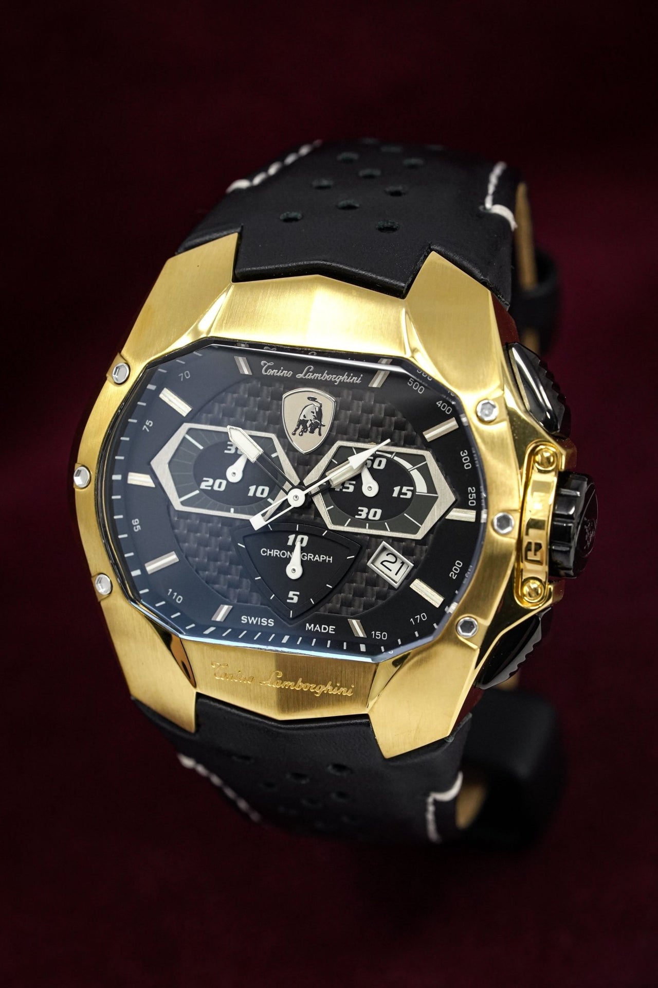 Tonino Lamborghini GT1 Chronograph Gold - Watches & Crystals