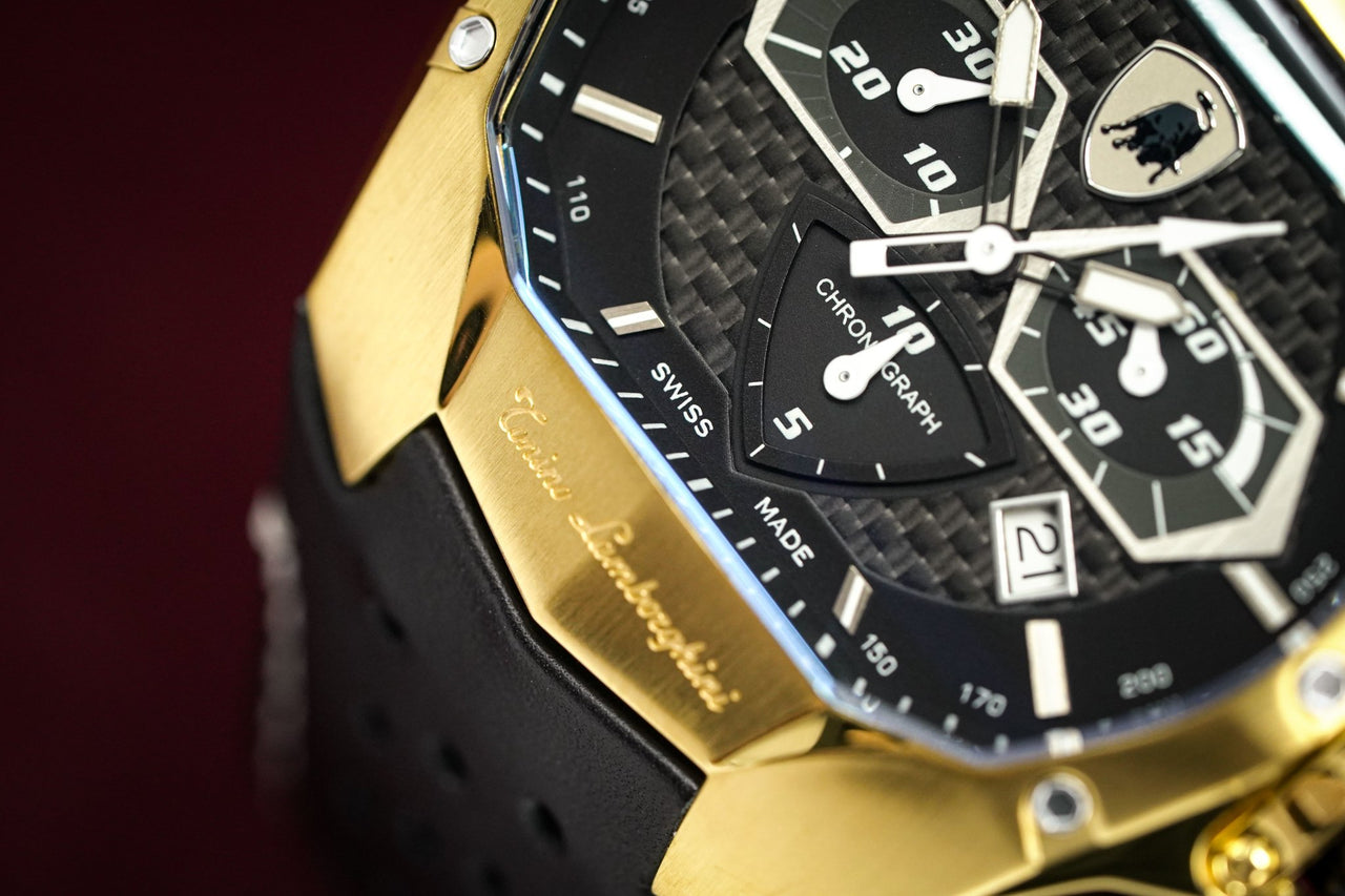 Tonino Lamborghini GT1 Chronograph Gold - Watches & Crystals