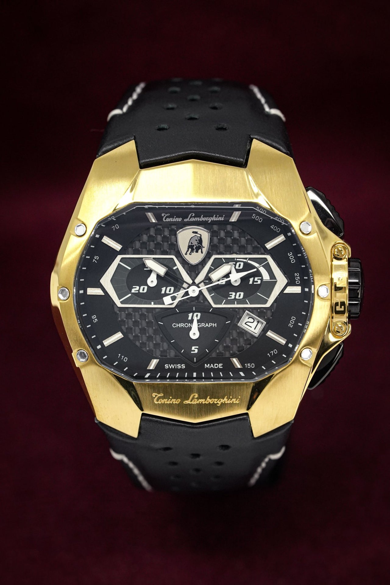 Tonino Lamborghini GT1 Chronograph Gold - Watches & Crystals