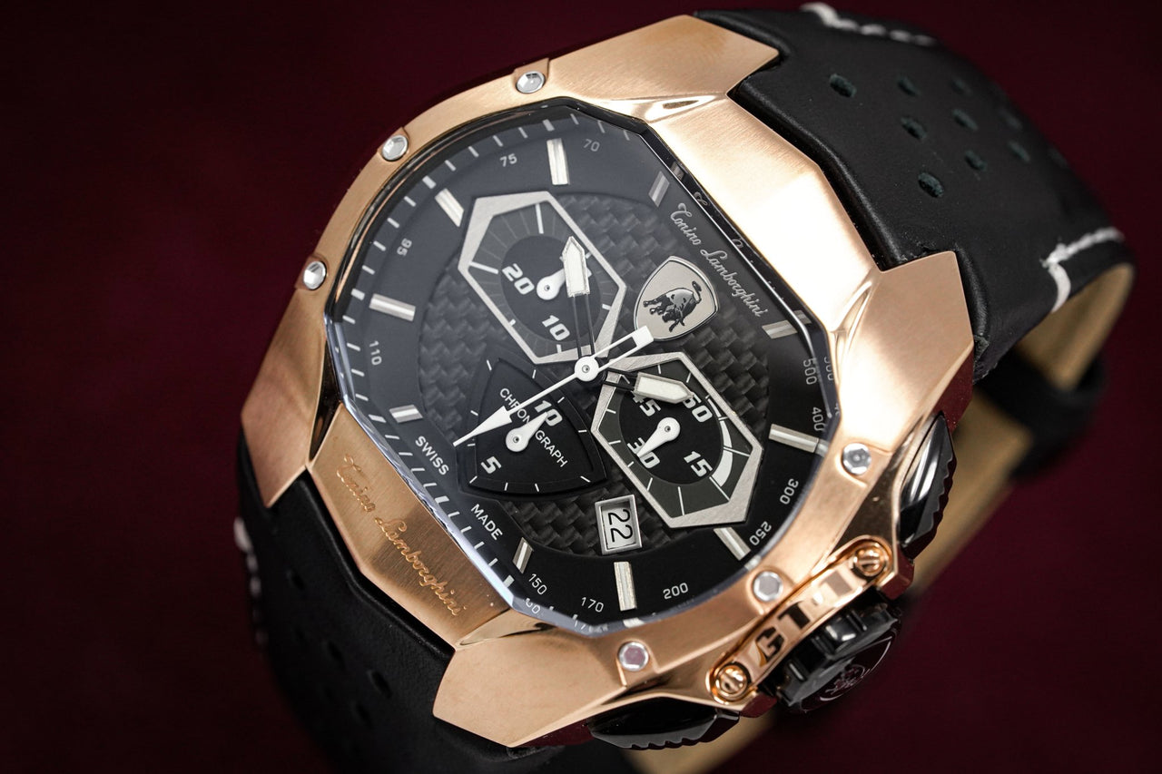 Tonino Lamborghini GT1 Chronograph Rose Gold - Watches & Crystals