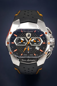 Thumbnail for Tonino Lamborghini GT1 Chronograph Steel Orange - Watches & Crystals