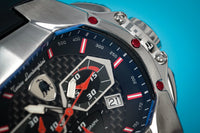 Thumbnail for Tonino Lamborghini GT1 Chronograph Steel Red - Watches & Crystals