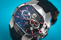 Thumbnail for Tonino Lamborghini GT1 Chronograph Steel Red - Watches & Crystals