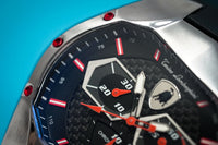 Thumbnail for Tonino Lamborghini GT1 Chronograph Steel Red - Watches & Crystals