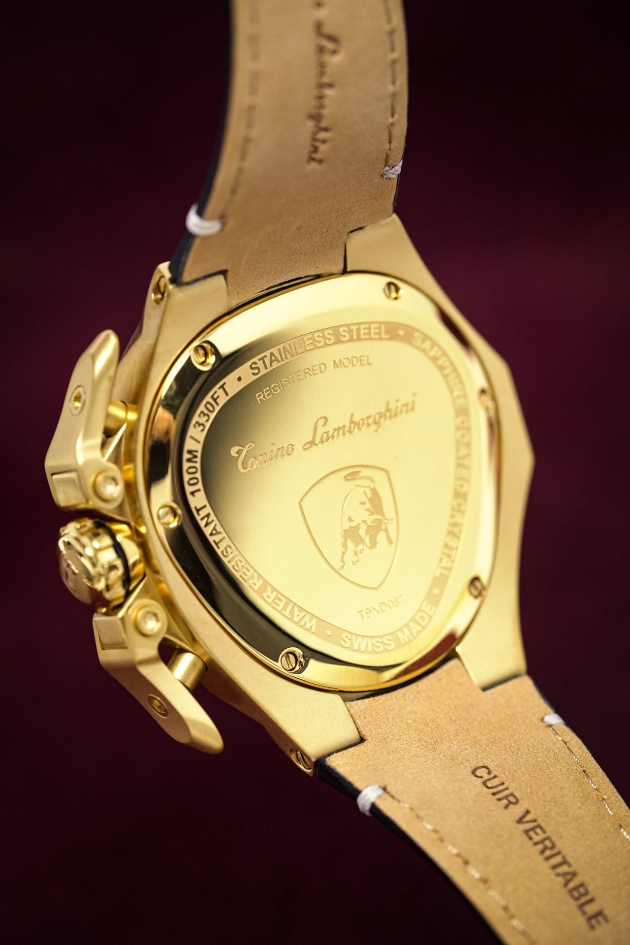 Tonino Lamborghini Spyder X Chronograph Date Gold - Watches & Crystals