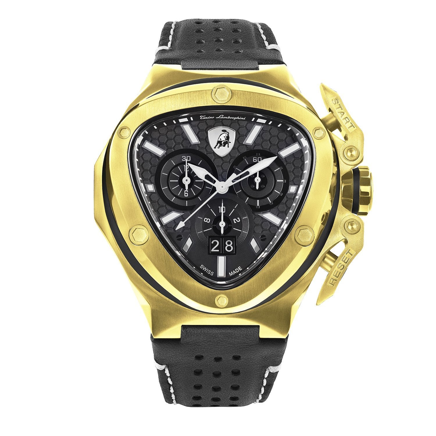 Tonino Lamborghini Spyder X Chronograph Date Gold - Watches & Crystals