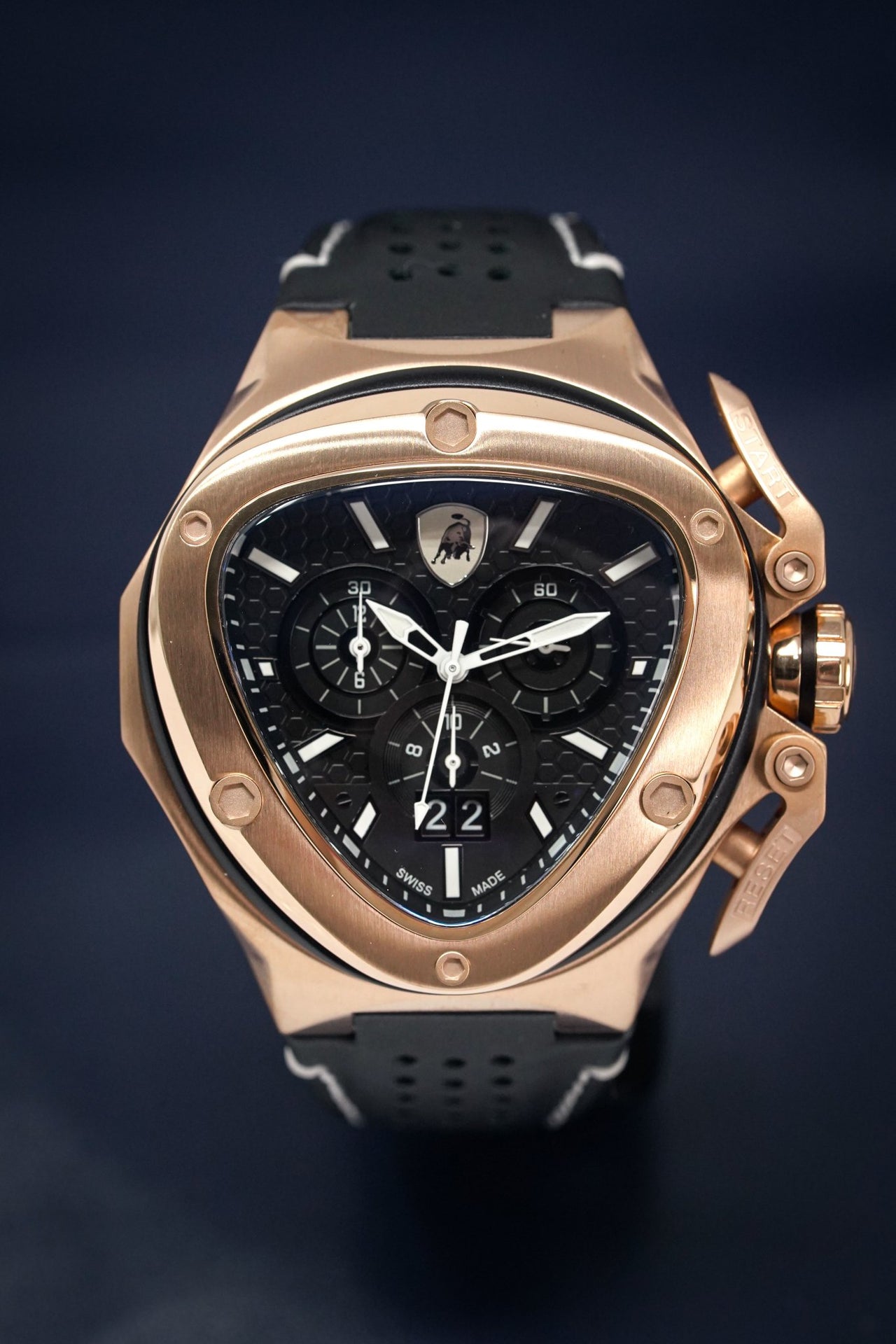 Tonino Lamborghini Spyder X Chronograph Date Rose Gold - Watches & Crystals