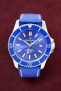 Thumbnail for Venezianico Automatic Watch Nereide Blue Leather 3321502 - Watches & Crystals