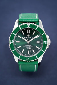 Thumbnail for Venezianico Automatic Watch Nereide Green Leather 3321501 - Watches & Crystals