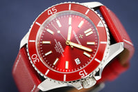 Thumbnail for Venezianico Automatic Watch Nereide Red Leather 3321503 - Watches & Crystals