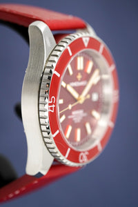 Thumbnail for Venezianico Automatic Watch Nereide Red Leather 3321503 - Watches & Crystals