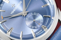 Thumbnail for Venezianico Automatic Watch Redentore Riserva di Carica Blue Leather 1321502 - Watches & Crystals