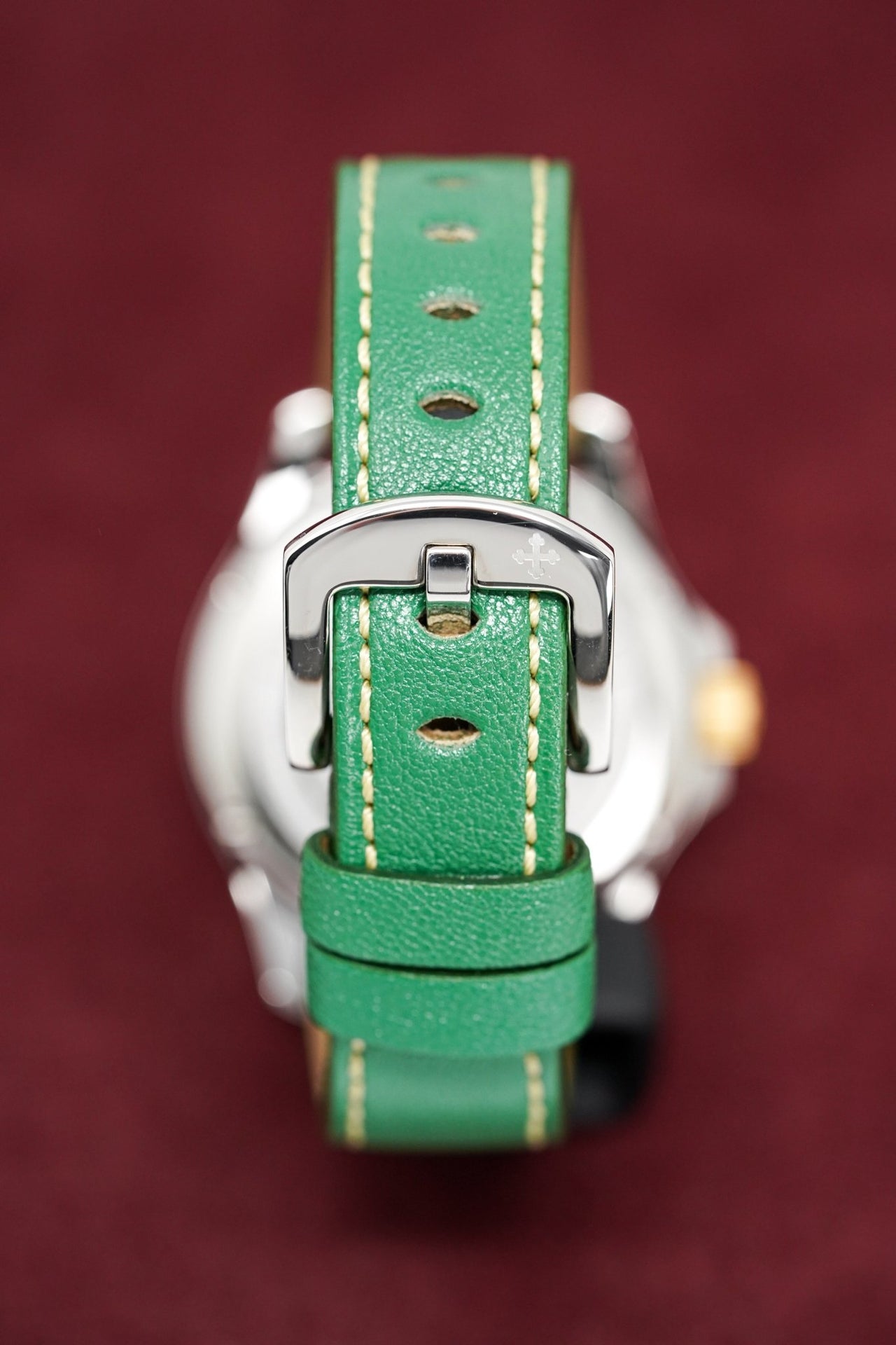 Venezianico Automatic Watch Redentore Riserva di Carica Green Leather 1321501 - Watches & Crystals