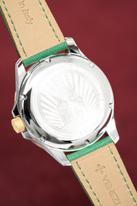 Thumbnail for Venezianico Automatic Watch Redentore Riserva di Carica Green Leather 1321501 - Watches & Crystals