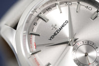 Thumbnail for Venezianico Automatic Watch Redentore Riserva di Carica Grey Leather 1321503 - Watches & Crystals