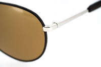Thumbnail for Veronique Branquinho Sunglasses Brown Leather With Brown Lenses Category 3 VB1C2SUN - Watches & Crystals