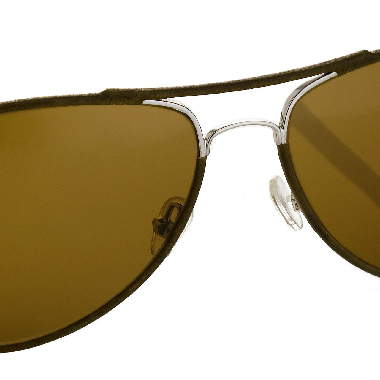 Veronique Branquinho Sunglasses Brown Leather With Brown Lenses Category 3 VB1C2SUN - Watches & Crystals