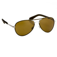 Thumbnail for Veronique Branquinho Sunglasses Brown Leather With Brown Lenses Category 3 VB1C2SUN - Watches & Crystals
