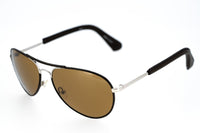 Thumbnail for Veronique Branquinho Sunglasses Brown Leather With Brown Lenses Category 3 VB1C2SUN - Watches & Crystals