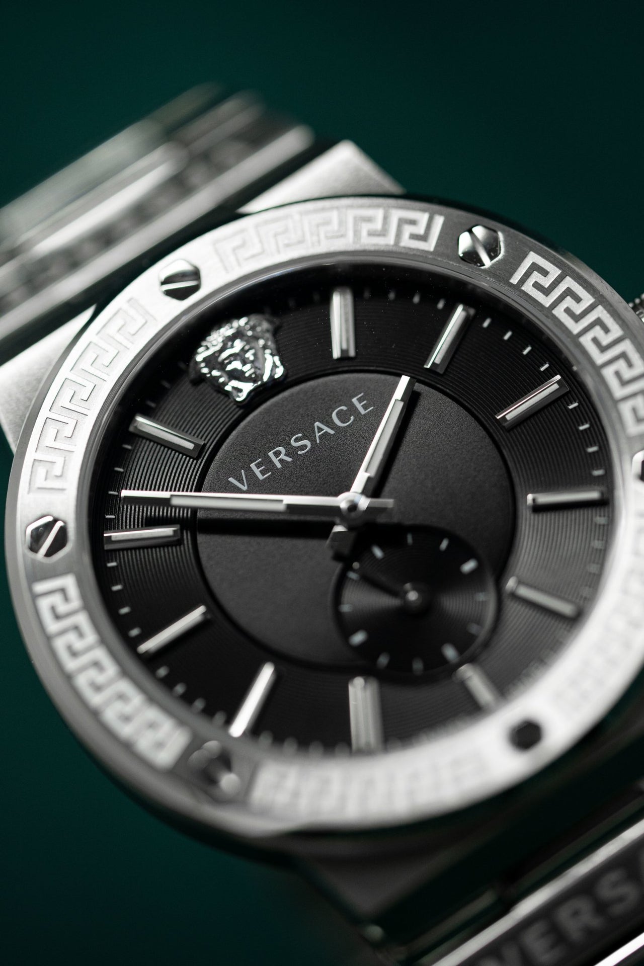 Versace Greca Logo Small Seconds - Watches & Crystals