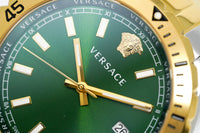 Thumbnail for Versace Hellenyium 42mm Two Tone Green VE3A00720 - Watches & Crystals