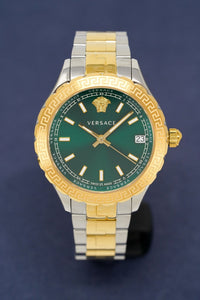 Thumbnail for Versace Ladies Hellenyium Two-Tone Green V12050015 - Watches & Crystals